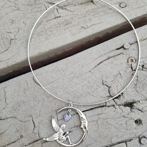Fairy moon renaissance necklace
